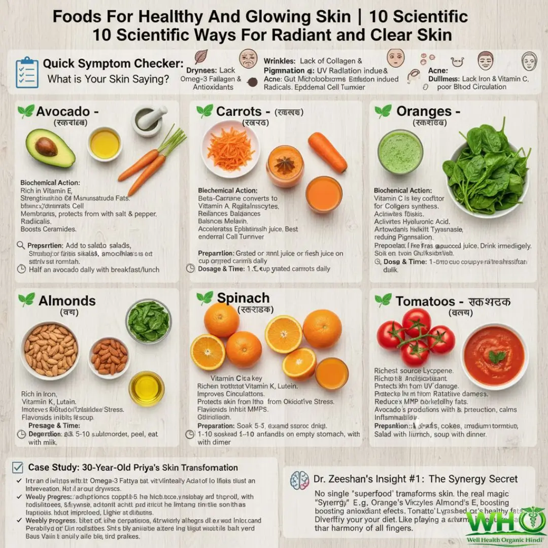 Foods for Healthy and Glowing Skin 1