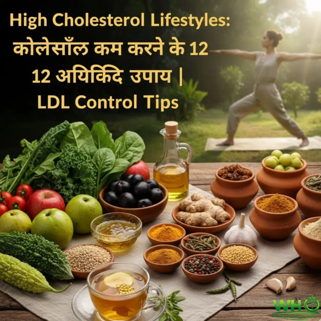 High Cholesterol Lifestyle Changes कोलेस्ट्रॉल कम करने के 12 आयुर्वेदिक उपाय LDL Control Tips