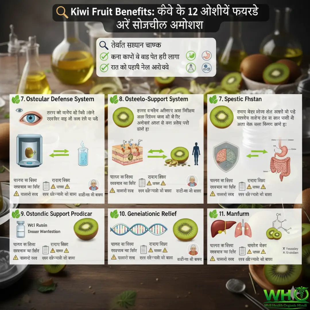 Kiwi Fruit Benefits: कीवी खाने के 12 जबरदस्त फायदे | Vitamin C & Immunity 4 Kiwi Fruit Benefits 2