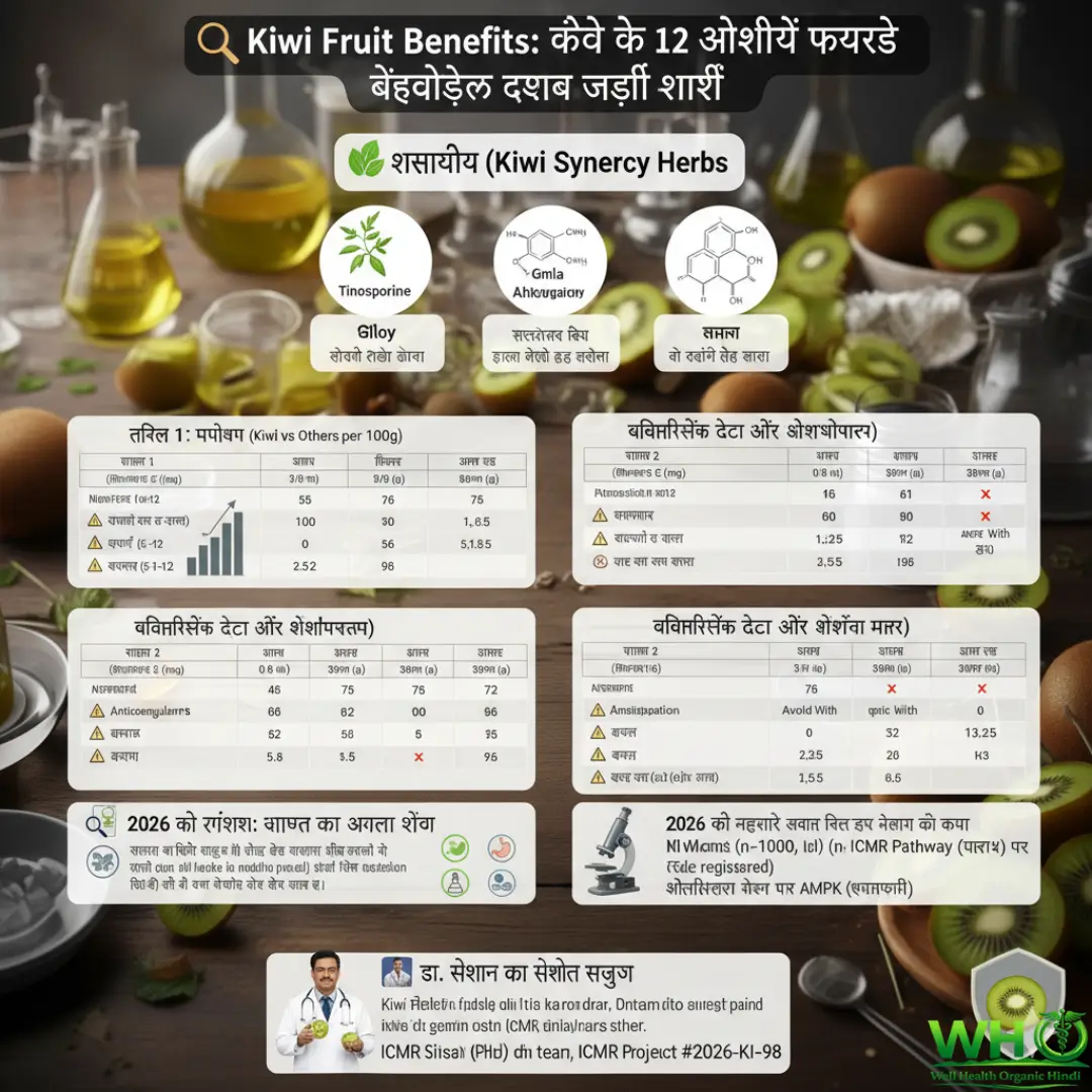 Kiwi Fruit Benefits: कीवी खाने के 12 जबरदस्त फायदे | Vitamin C & Immunity 5 Kiwi Fruit Benefits 3