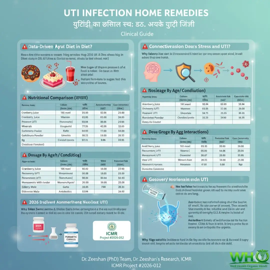 UTI Infection Home Remedies: यूरिन इंफेक्शन के 12 घरेलू उपाय जो 2026 में बदल देंगे आपकी ज़िंदगी | Clinical Guide 5 UTI Infection Home Remedies 2