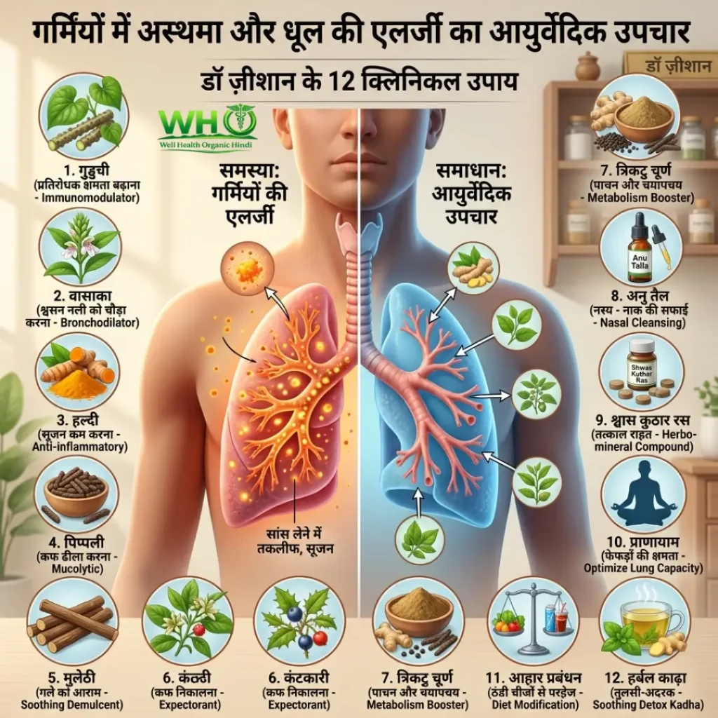 Asthma And Dust Allergies in Hindi