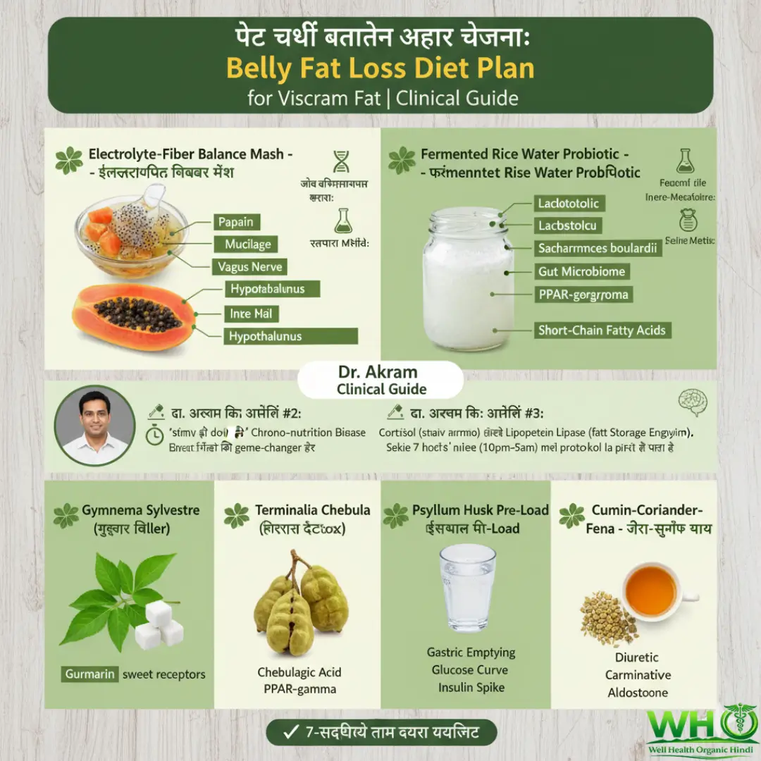 पेट की चर्बी घटाने का आहार योजना: Belly Fat Loss Diet Plan for Visceral Fat | Clinical Guide 5 Belly Fat Loss Diet Plan 1 1