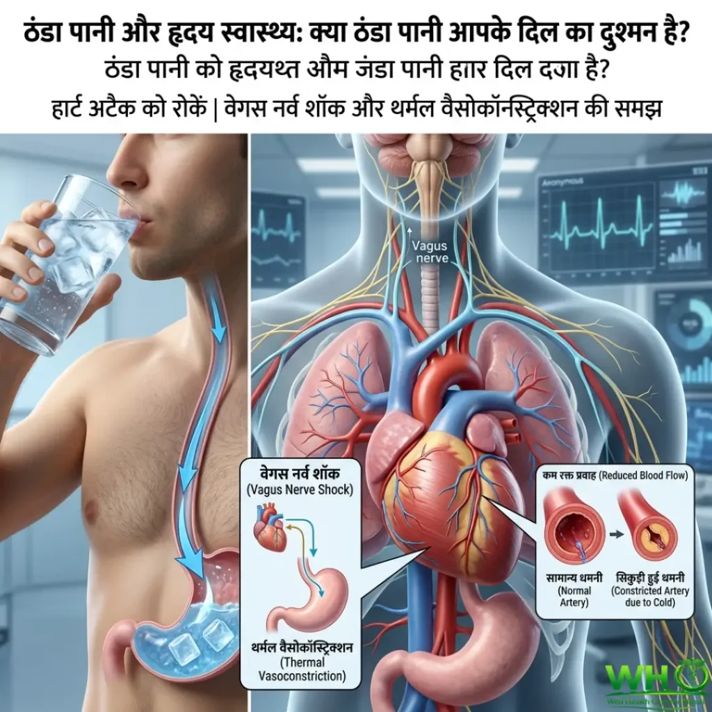 Cold Water Heart Health in Hindi