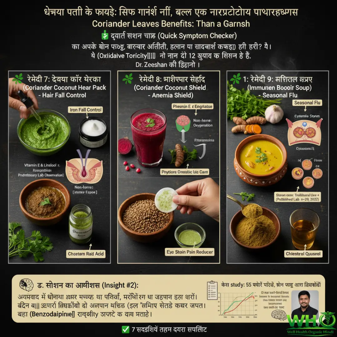 धनिया पत्ती के फायदे: Coriander Leaves Benefits: दिमाग और बॉडी के 12 चौंकाने वाले उपाय | Neural Detox Guide 4 Coriander Leaves Benefits 2