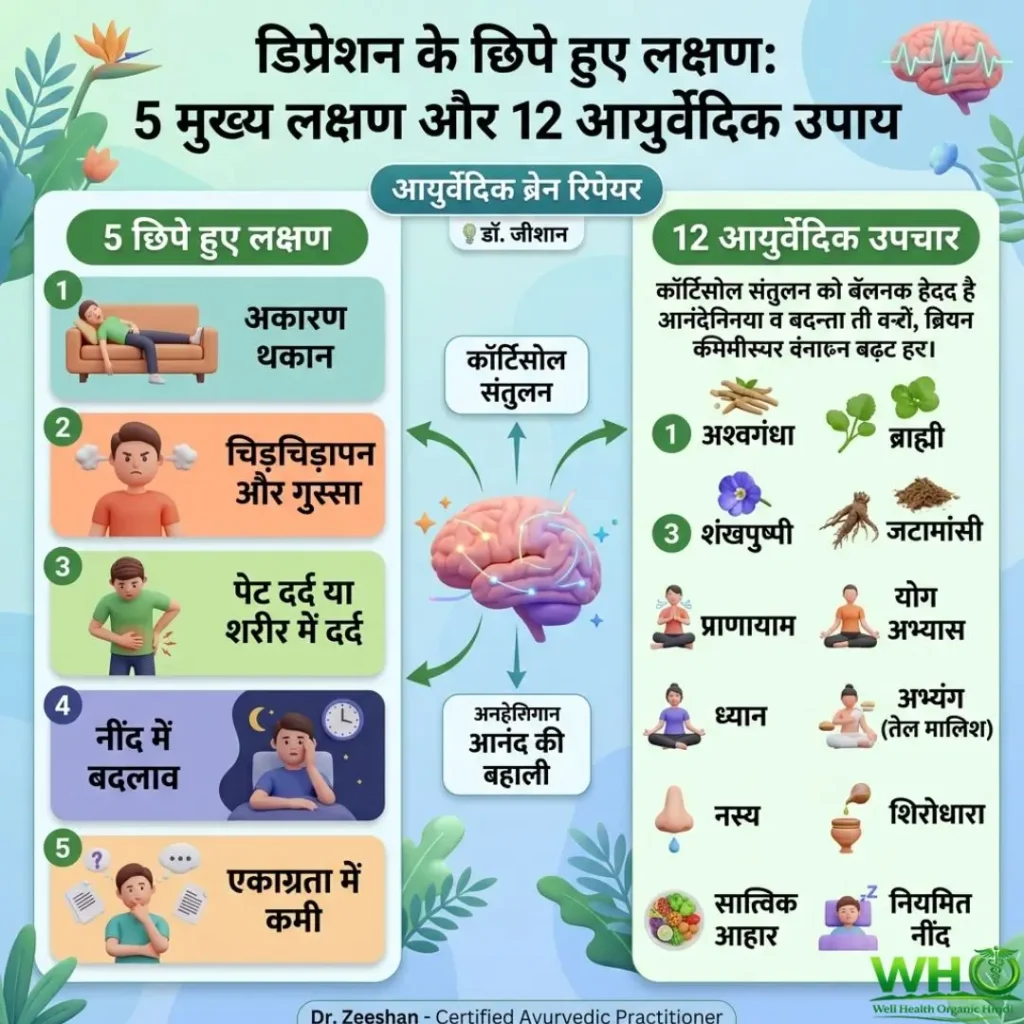 Hidden Symptoms of Depression in Hindi