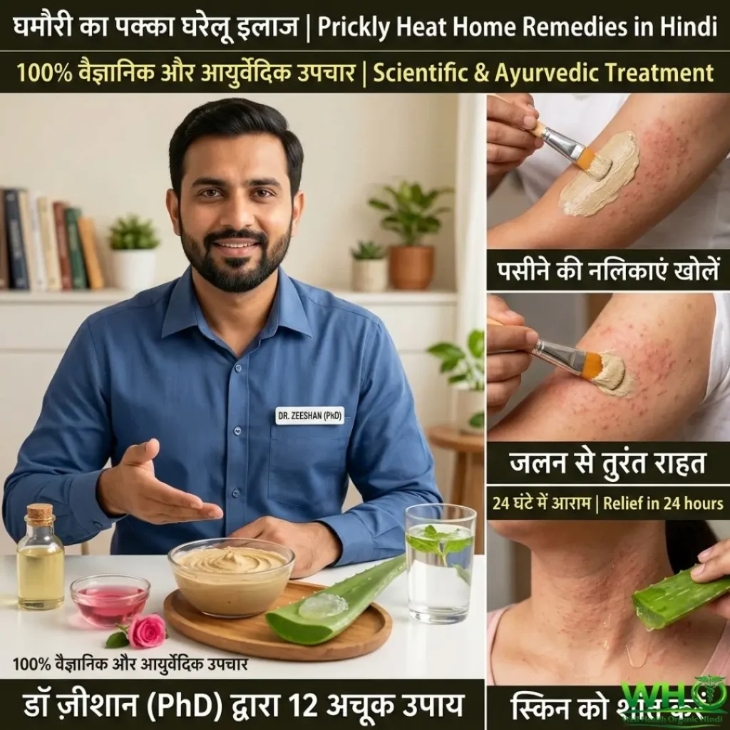 Prickly Heat Home Remedies in Hindi