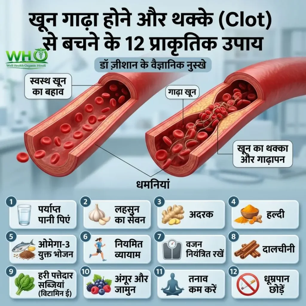 Blood Viscosity and Clot Risk Treatment in Hindi