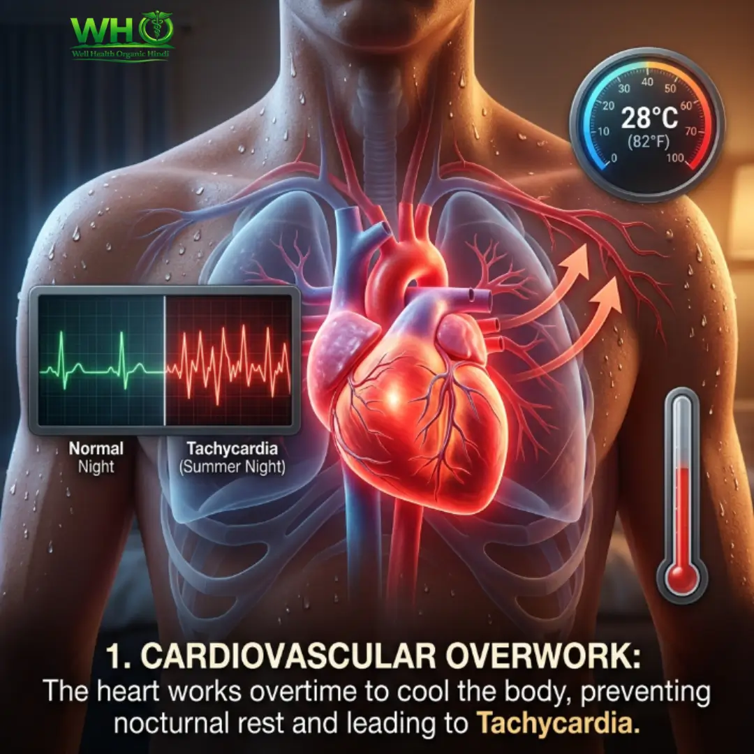 Summer Nights Heart Attack Risk in Hindi Guide: गर्मियों की रातें हार्ट पेशेंट्स के लिए 'साइलेंट किलर' क्यों हैं? 3 Summer Nights Heart Attack Risk in Hindi 1