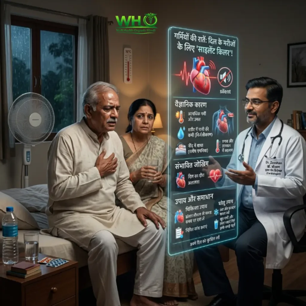 Summer Nights Heart Attack Risk in Hindi